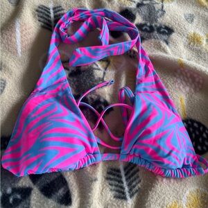 Pink and Blue Bikini